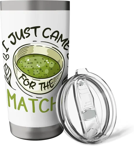 Vista 5 de Vaso aislado de acero inoxidable para amantes del té verde, té matcha japonés, té matcha
