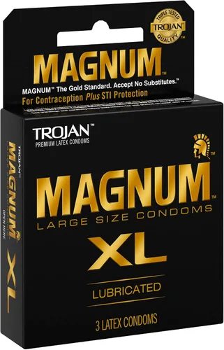 Vista 3 de Magnum - Preservativos XL de tamaño grande, 3