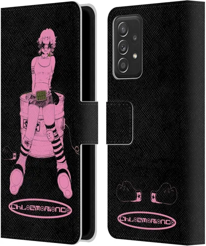 Vista 7 de Head Case Designs Officially Licensed Chloe Moriondo Album Graphics Leather Wallet Case Compatible with Samsung Galaxy A53 5G (2022)