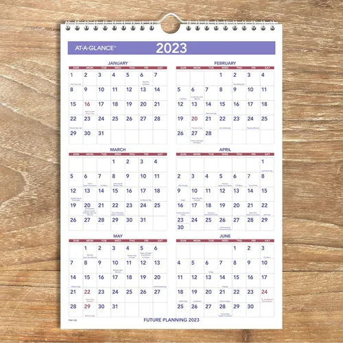 Vista 6 de Calendario AT-A-GLANCE, 2022, de pared, 8 x 11 pulgadas, pequeño, mensual (PM128)