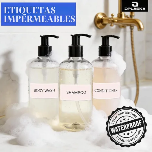 Vista 5 de 3 paquetes de botellas transparentes de 10 onzas con bomba negra Bomba transparente-negra