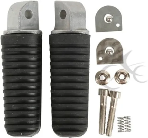 Vista 2 de BEUTEE Motorcycle Rear Footrest Foot Pegs Compatible with FJR1300 FZ400 FZ6R XJR400 XJR1200 XJR1300 XJ6 FZ6N 2004-2006 2005