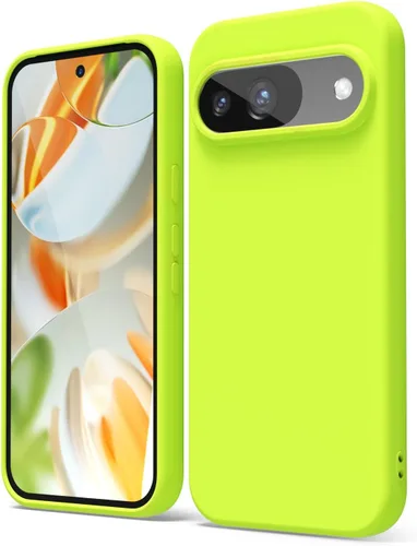 Vista 169 de oakxco para Google Pixel 6A Funda de teléfono de silicona líquida, diseño estético lindo y delgado para mujer y niña, cubierta de gel suave, lisa