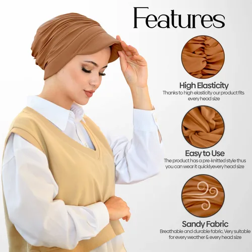 Vista 2 de sufirit Sombreros para mujer, turbantes para mujer, gorras de quimioterapia, turbantes con joyas, hiyab para mujeres, sombreros para el cáncer