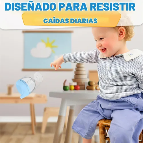 Vista 6 de VIKROM - Vaso de vino para niños pequeños con tapa, resistente a derrames, copa de 5 onzas