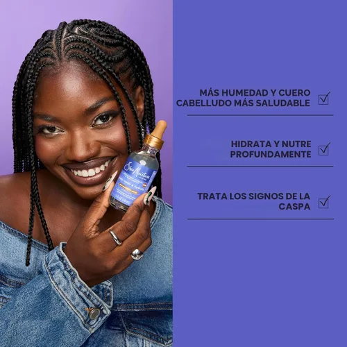 Vista 3 de Shea Moisture Tratamiento de la caspa El suero para el cuero cabelludo