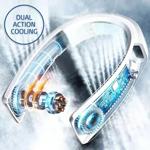 Vista 4 de Alphacool Personal Air Conditioner Neck Fan