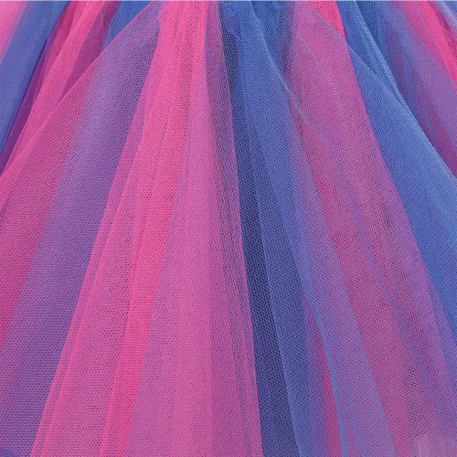 Vista 8 de GOOBGS Musever Falda de ballet de época de los años 50 con burbujas de tul