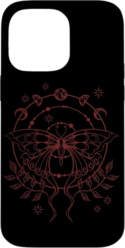 Vista 21 de Alt Emo Fairy Grunge Fairycore Goth Moth Moon Phases Case for iPhone 16