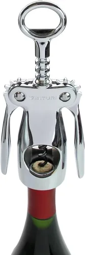 Vista 3 de Vinturi V9032 Wing Sacacorchos Wine Abridor de botellas integrado, tamaño único, plateado