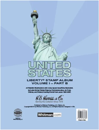 Vista 24 de Harris USA Liberty sello álbum con imágenes/ilustraciones parte A 1847-1994 Carpeta de páginas y libertad