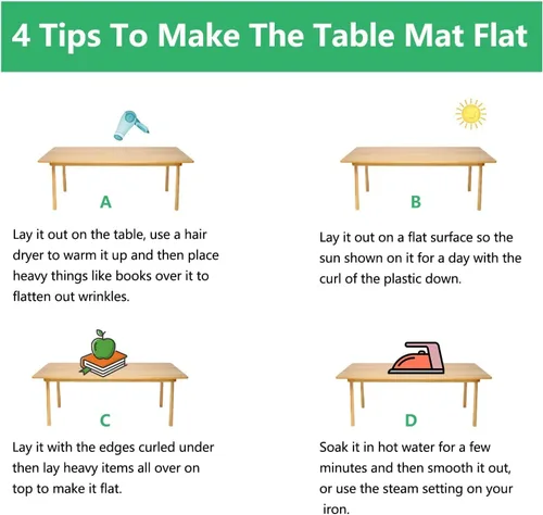 Vista 7 de Protector de mesa de 1.5mm de grosor de PVC impermeable para mesa de café, mesa de comedor, escritorio de oficina, muebles de madera, protector