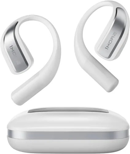 Vista 10 de 1MORE S70 - Auriculares abiertos con Bluetooth, inalámbricos y cómodos, para salir del oído, equilibrio AIR+, IPX5 impermeable, 40 horas de Negro