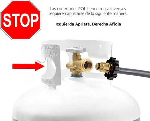 Vista 8 de Kit de soplete de propano Flame King resistente, quemador de malas hierbas, 500,000 BTU con chispero, con conjunto regulador de manguera de 10 pies