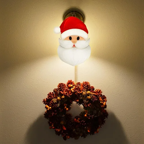 Vista 5 de Mudder Cubiertas de luz de porche de Navidad, decoración al aire libre, gnomo, cubiertas de luz de Navidad para porche, garaje, puerta delantera