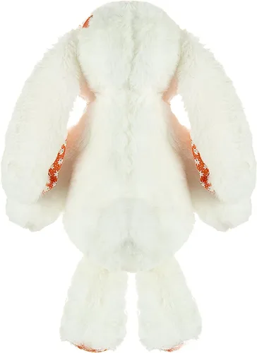 Vista 6 de DILLY DUDU - Conejo de peluche de conejo en flor de azahar, juguete de peluche de 10 pulgadas (crema)