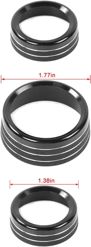 Vista 4 de Voodonala Interruptor de Aire Acondicionado Botón CD Perilla para Dodge Challenger Charger Chrysler 300 300s 2015-2019, para RAM 2013-2024