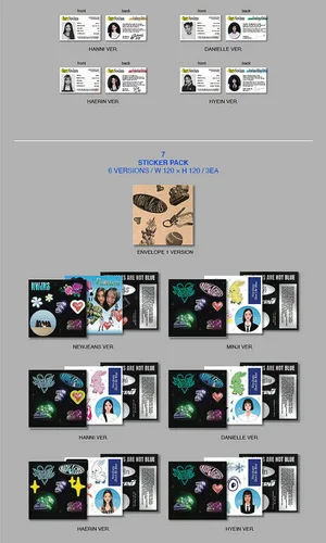 Vista 6 de ( Blue Book Version ) NEWJEANS NEW JEANS 1st EP Album ( MINJI Ver. ) K-POP SEALED