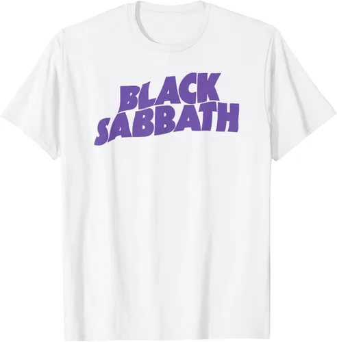 Vista 12 de Black Sabbath Camiseta con logotipo morado