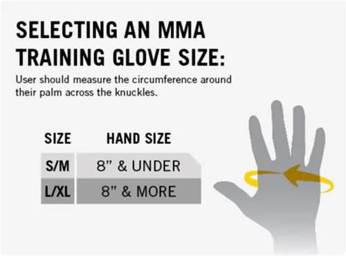 Vista 6 de Guantes PFG Ultimate Series MMA - MMA Boxeo Muay Thai Training & Fight