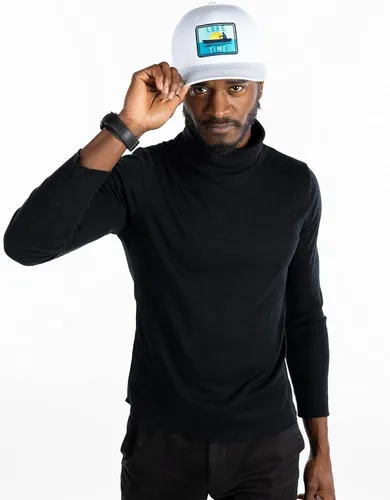 Vista 6 de Funky Junque Gorra de béisbol para hombre y mujer, con parche de malla al aire libre, ajuste ajustable, retro, transpirable