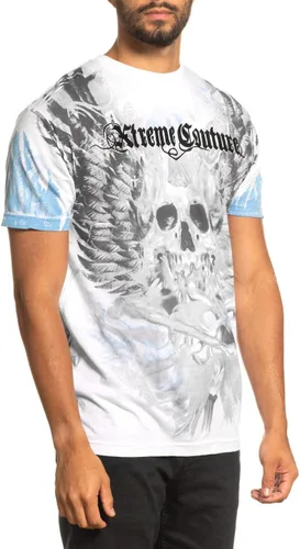 Vista 8 de Xtreme Couture by Affliction Camiseta para hombre The Edge White