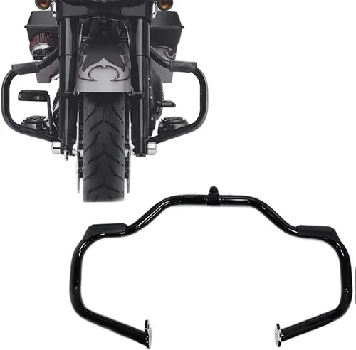 Vista 10 de EG03-III - Compatible con protector de motor negro H-D 2009-2019 TOURING STREET ROAD GLIDE KING