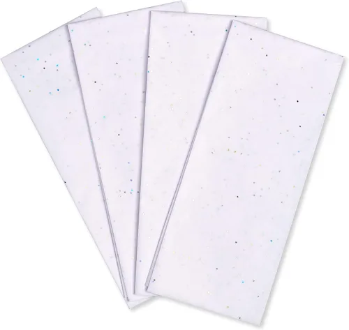 Vista 8 de Papyrus 4 hojas de papel de seda dorado para cumpleaños, manualidades, bricolaje y más Oro
