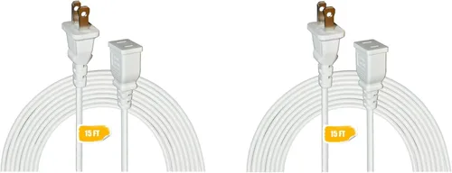 Vista 13 de Right Angel - Cable de extensión delgado negro de 4 pies 5A 125V