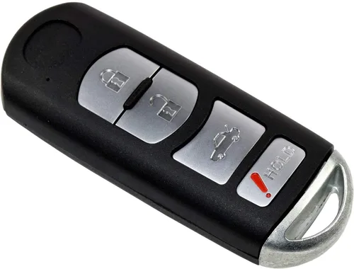 Vista 3 de HQRP Carcasa para llavero remoto sin llave con 4 botones compatible con Mazda 6 / MX-5 Miata 2009 2010 2011 2012 2013 2014 2015 2016