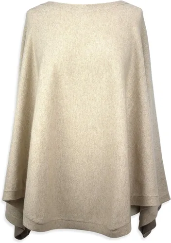 Vista 2 de Jet&Bo 100% puro cachemira Poncho y máscara de ojos Set de viaje Beige en caja de regalo