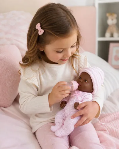 Vista 5 de Muñeco recién nacido La Newborn Chica real - Aa