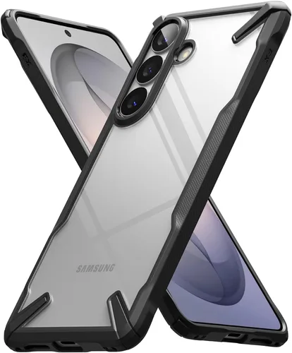 Vista 12 de Ringke Fusion-X [revestimiento dual antiarañazos] compatible con Samsung Galaxy A14 (4G y 5G), parachoques aumentado transparente, parte trasera