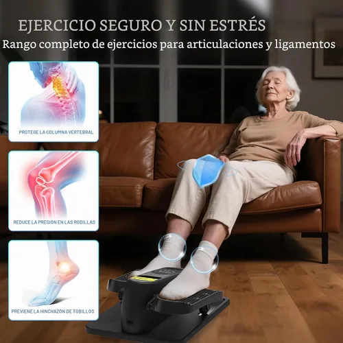 Vista 5 de Under Desk Elliptical Machine, Electric Seated Pedal Exerciser,Elliptical Leg Exercisers for Seniors,Mini Ellipse Leg Exerciser with Remoter,12