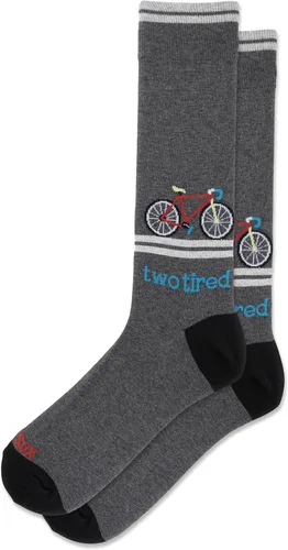 Vista 31 de Hot Sox Calcetines deportivos y atléticos divertidos para hombre, paquete de 1 par, regalos de moda novedosos y divertidos Por encima del par