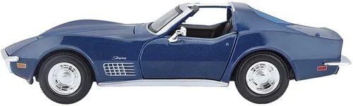 Vista 2 de Maisto 1/24 Edición Especial 1970 Chevrolet Corvette - Azul