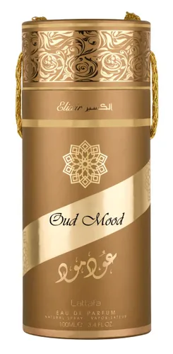 Vista 3 de Lattafa Oud Mood Elixir para Eau de Parfum en espray unisex, 3.4 onzas / 3.4 fl oz