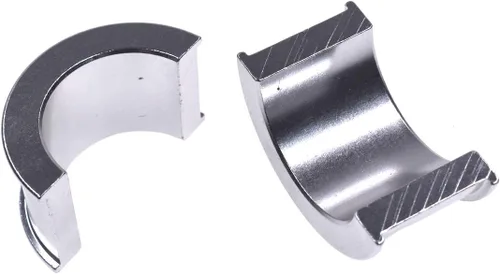 Vista 6 de Silver 1" 25mm / 1.5" 38mm Adaptador CNC se adapta a bicicletas motorizadas de 49 cc, 50 cc, 66 cc, 80 cc