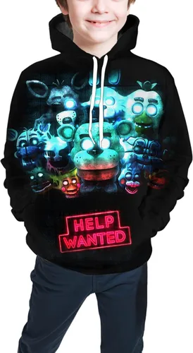 Vista 3 de BLYLUXU Youth Hoodie Boys and Girls 3D Printed Pullover Sweatshirt Kids Cartoon Game Sport Hoodie