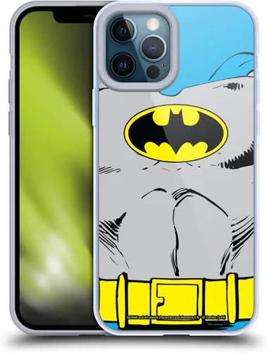 Vista 190 de Head Case Designs Funda de gel con licencia oficial de Batman DC Comics Bat Signal Logos [protección de grado militar] compatible con Apple iPhone 7