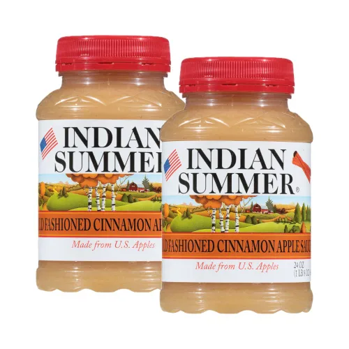 Vista 8 de Indian Summer Puré de manzana en trozos premium hecho con manzanas estadounidenses por cultivadores estadounidenses