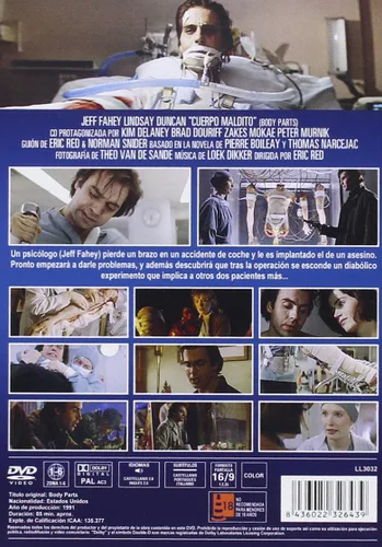 Vista 2 de Cuerpo Maldito (Body Parts) - 1991 Non-usa Format Pal -Import- Spain