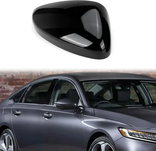 Vista 8 de 1 par de cubiertas para espejos laterales negros Compatible con Honda Accord 2018 2019 2020 2021 2022 Honda Accord Touring y Touring Hybrid