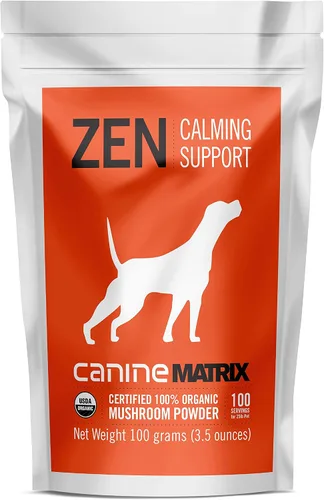 Vista 6 de Om Mushroom Matrix Pet - Canino Mezcla de hongos Zen Matrix Suplemento para mascotas en polvo de hongos orgánicos de grado humano cultivado