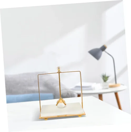 Vista 7 de Square Metal Napkin Holder for Table Elegant Rustic Napkin Dispenser Decorative Design for Dining Room Kitchen Hotel for
