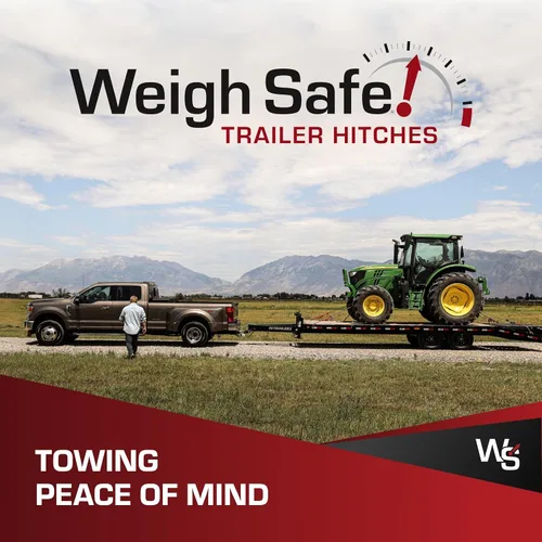 Vista 7 de Weigh Safe Enganche de Remolque de 180 Grados - Enganche de Remolque Ajustable para Remolque - Compatible con Receptores de 3" - Caída de 6", Bolas