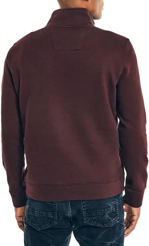 Vista 2 de Nautica Suéter de punto activo con cremallera de un cuarto para hombre