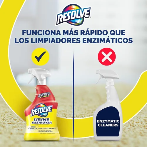 Vista 7 de Resolve - Destructor de orina en aerosol para eliminar manchas y olores, 32 onzas