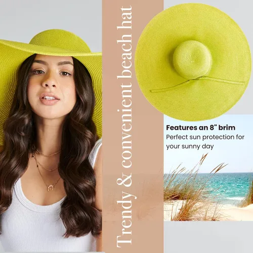 Vista 27 de San Diego Hat Company Ultrabraid Sombrero con ala extra grande, para mujer.