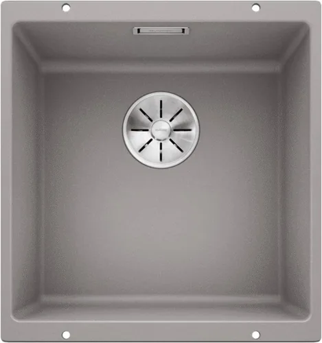 Vista 9 de BLANCO SUBLINE 400-F 523495 - Fregadero de cocina, color gris, 15.748 in